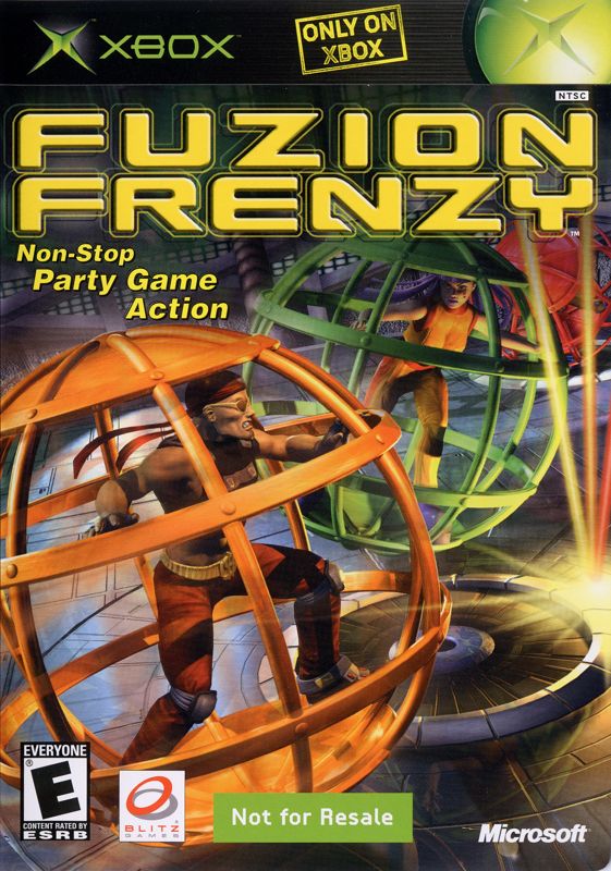 Fuzion Frenzy box art for Xbox